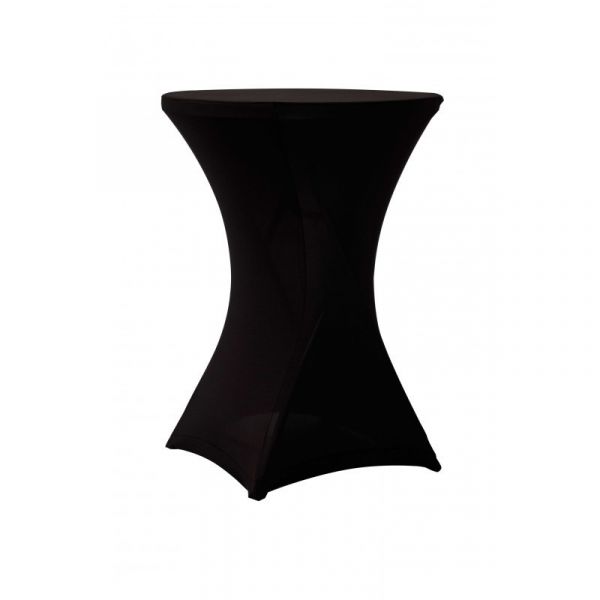 Funda Stretch Negra Mesa Alta de Cóctel