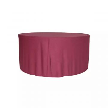 Mantel Redondo Burdeos 160-180