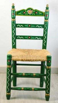 Silla Sevillana Fija Verde
