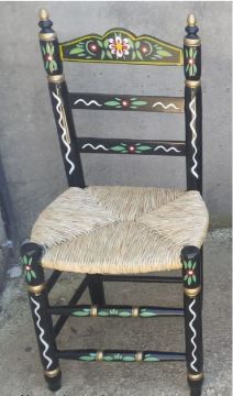 Silla Sevillana Fija Negra